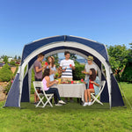 Outdoor Gazebo Event Dome Shelter Party Tent For Garden 3.5 x 3.5m | Blue