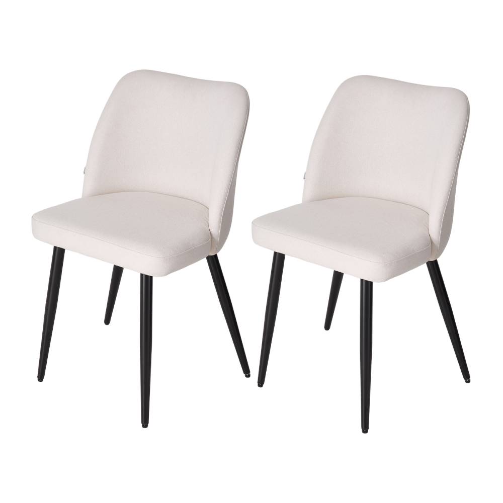 Set Of 2 Upholstered Dining Chairs