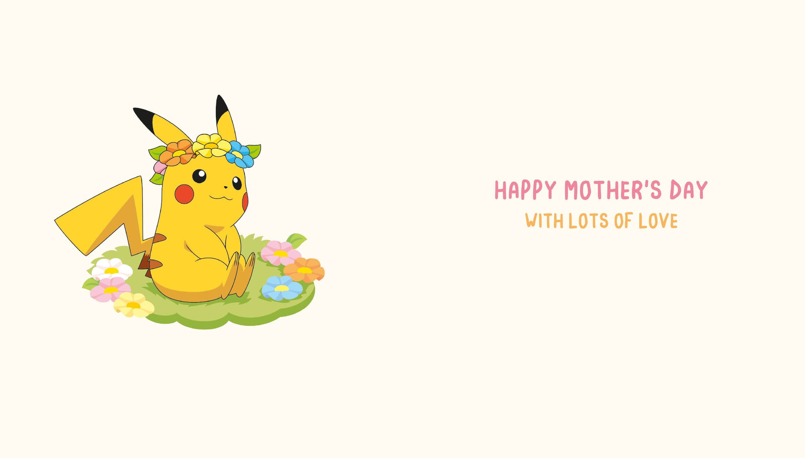 Pokemon I Would Choose You' Mother's Day Card Official Product
