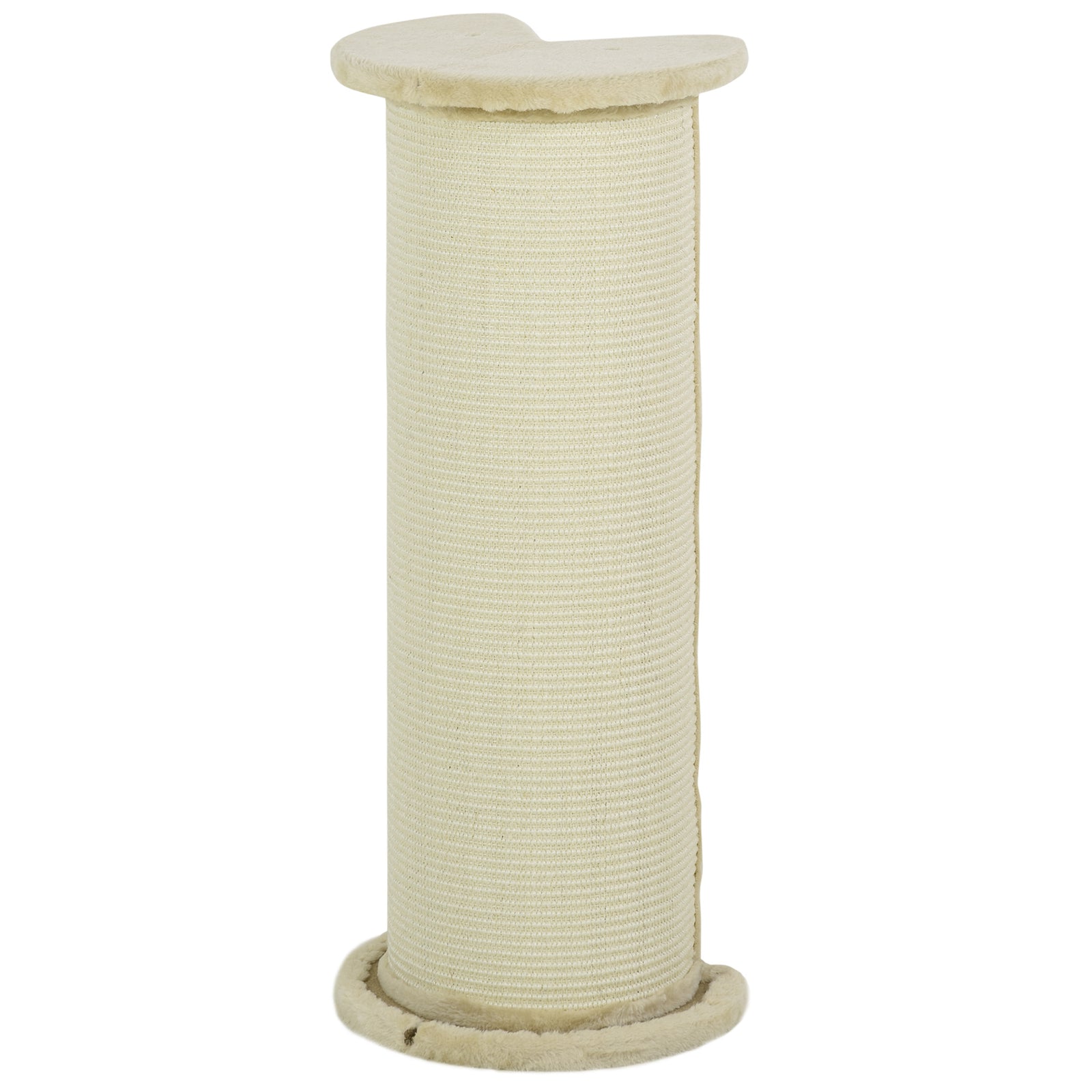 85cm Tall Cat Scratching Post For Indoor Corner Use - Beige