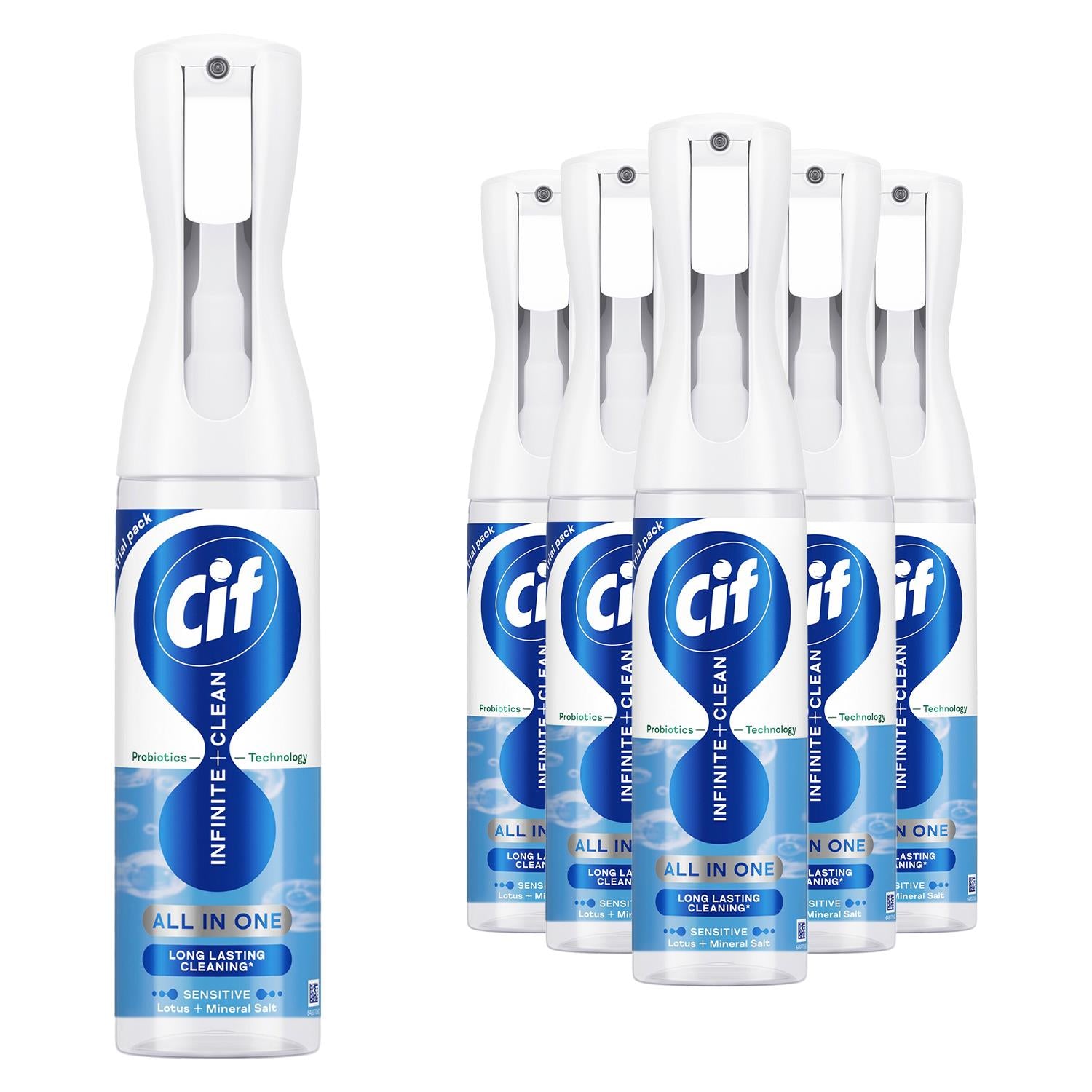 Infinite Clean All In One Cleaner Spraylotus Mineral, 6 Pk Of 250ml
