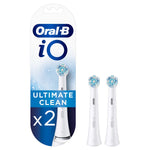 Io Ultimate Clean Toothbrush Refill Replacement Heads White, Pack Of 2