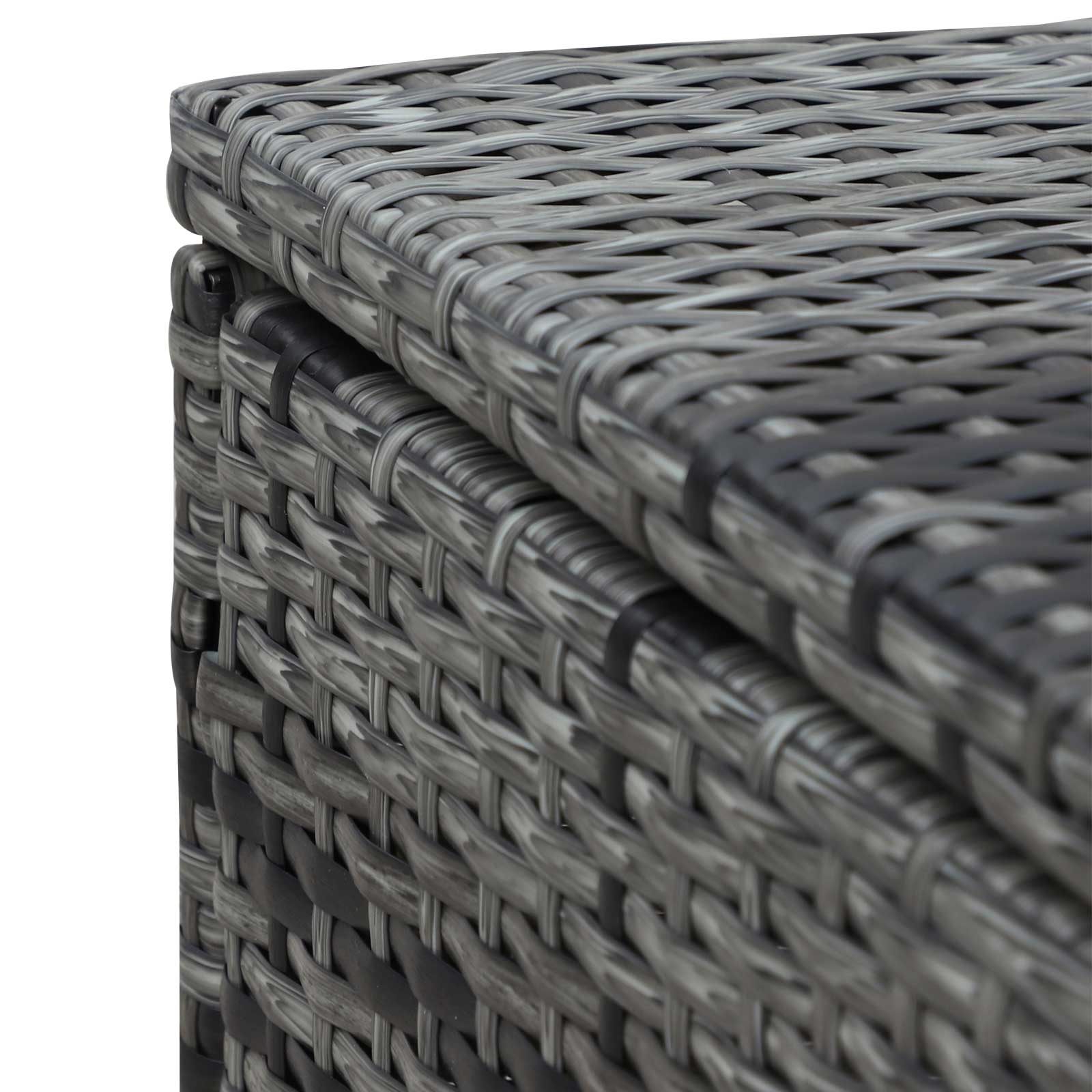 Garden Sun Lounger Rattan Recliner Lounger Chair | Gray