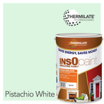 Insopaint Interior Emulsion Paint - Anti Mould, Insulating & Energy Saving For Interior Walls & Ceiling | 5l | Pistachio White