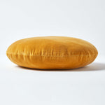 Luxury Velvet Round Cushion | 40cm x 40cm | Mustard