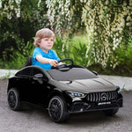 Aiyaplay Mercedes-amg Cla 45 Licensed 12v Ride On Car W/ Music | Black