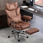 High Back Desk Chair | Dark Brown