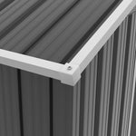 6.5ft X 3.5ft Garden Shed, Metal Shed Garden Outdoor Storage | Dark Gray