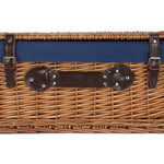 Wicker 56cm Double Steamed Picnic Basket | Blue