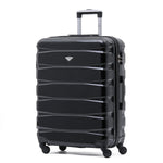 25" Medium Suitcase Check-in Hold Luggage Hard Shell 4 Wheels Tsa Lock | Medium | Black Gloss