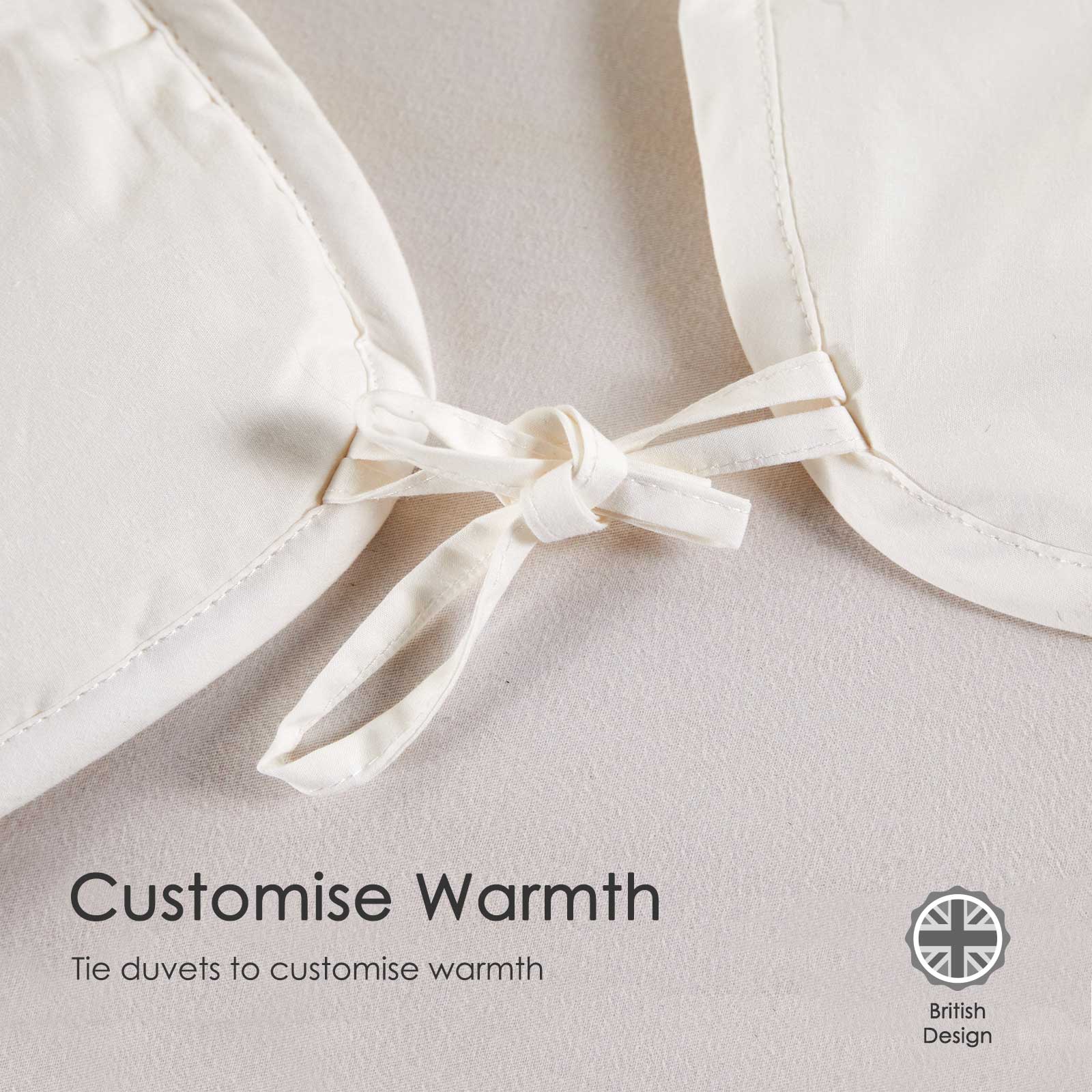 Premium Light Wool Duvet - Cool & Washable | Double | White