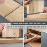 Furniture Cam Lock Kit With Drilling Template For Cabinets & Drawers