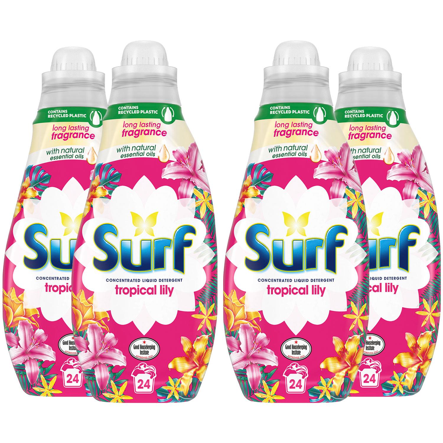Tropical Oasis Lasting Fragrance Liquid Detergent 648ml | Set of 4