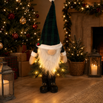 Indoor & Outdoor Living Hamish The Highland Gnome - Light-up Tartan Gnome