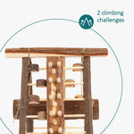Hamster Wooden Climbing Wall