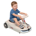12v Electric Wiggle Car With Pedal, 2 Speeds, Soft Start | White