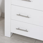 Chest Of 4 Drawers Home Storage Clothes Cabinet Metal Handle