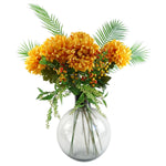 Pack Of 6 X 70cm Artificial Orange Berry Spray