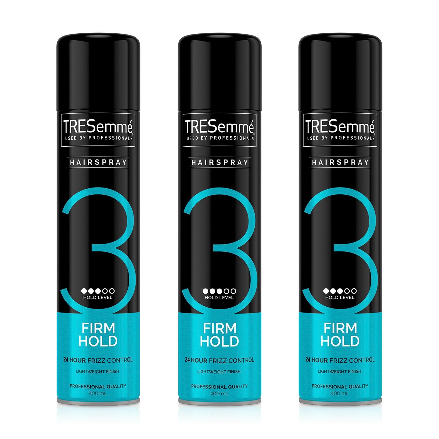 24 Hours Frizz Control Fine Hair Spray Firm Hold 3 Pack, 400ml