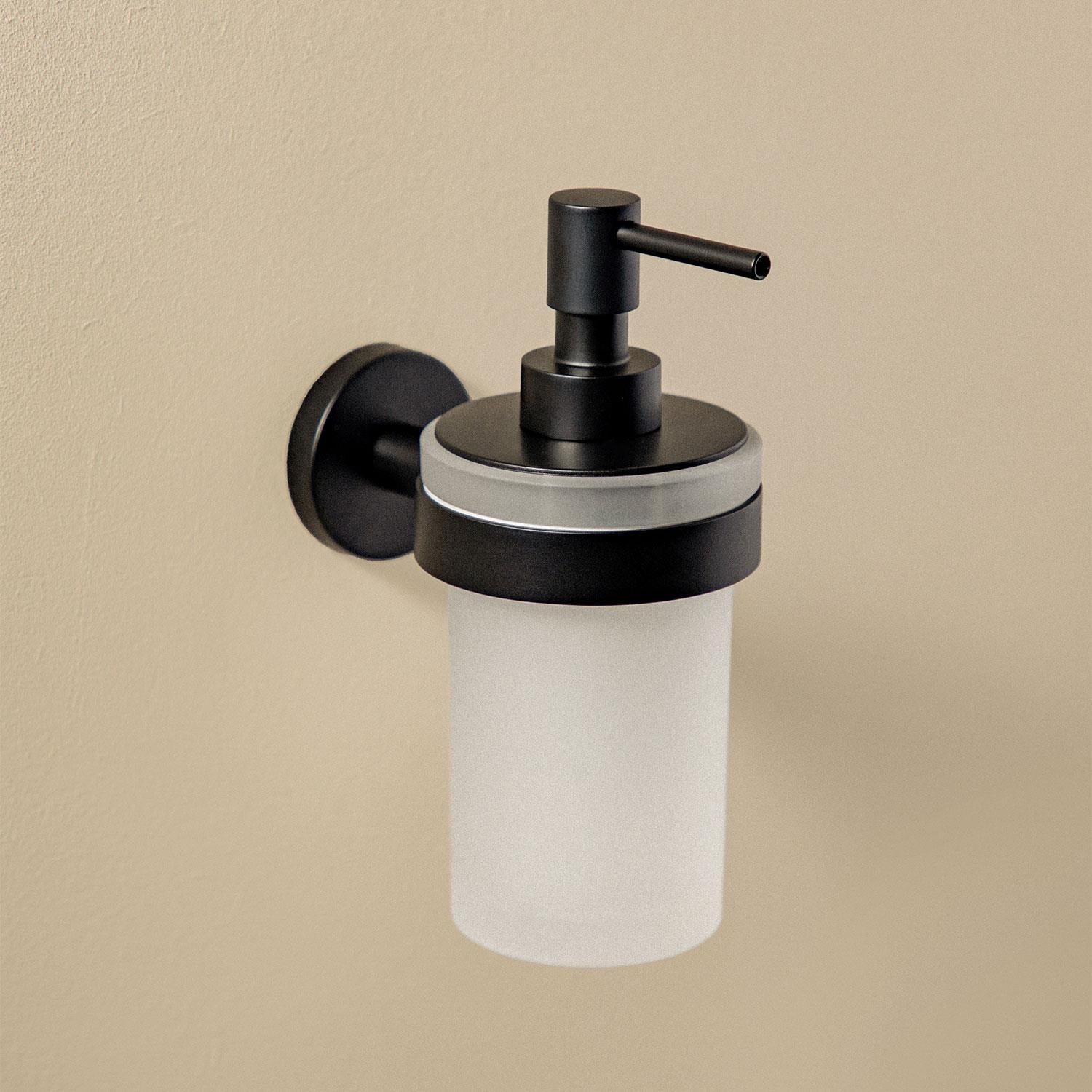 Soap Dispenser, 200ml, Matt Black, Anti-corrosion, Start Collection