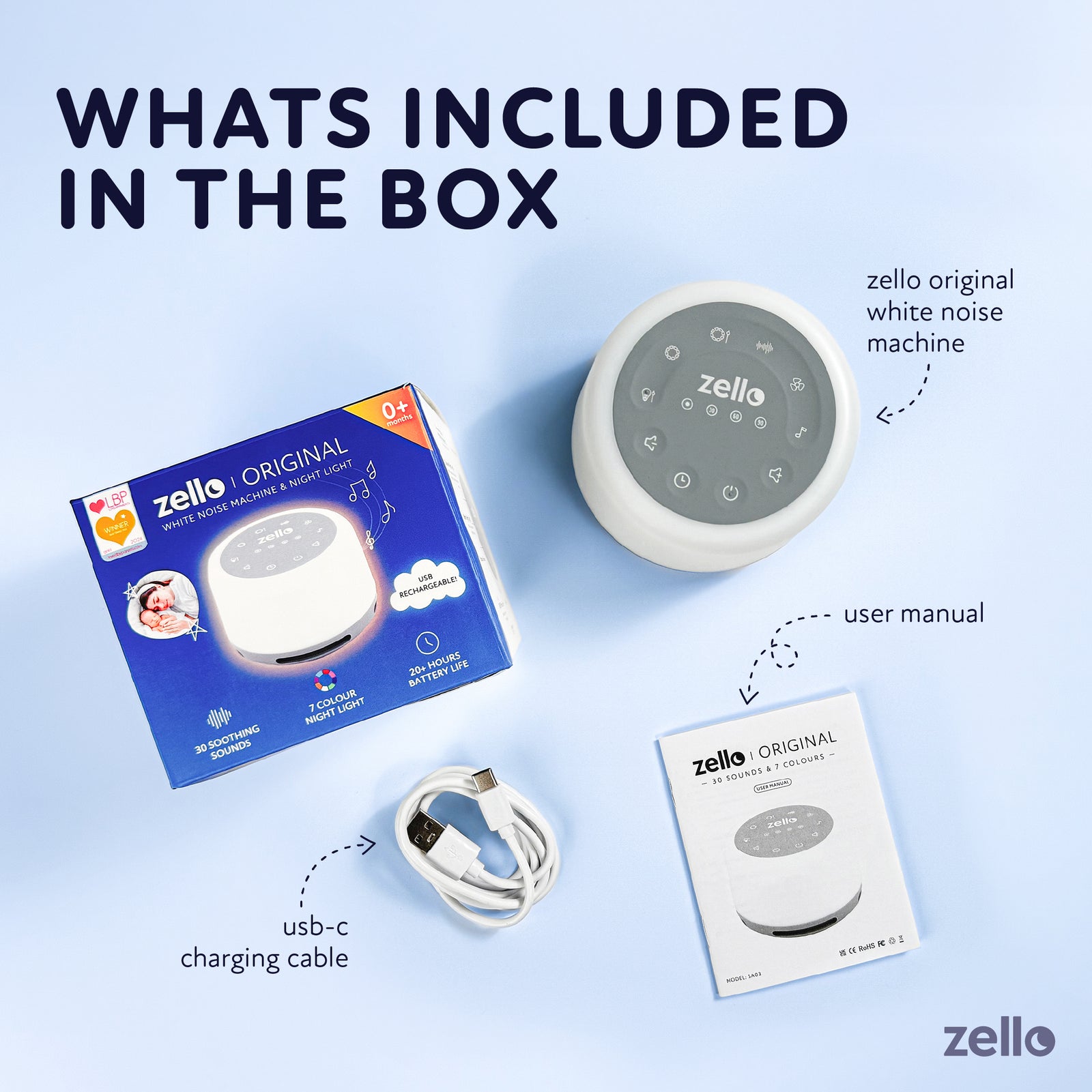 Original White Noise Machine & Night Light