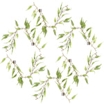 6 X 125cm Artificial Hanging Trailing Fern Plant