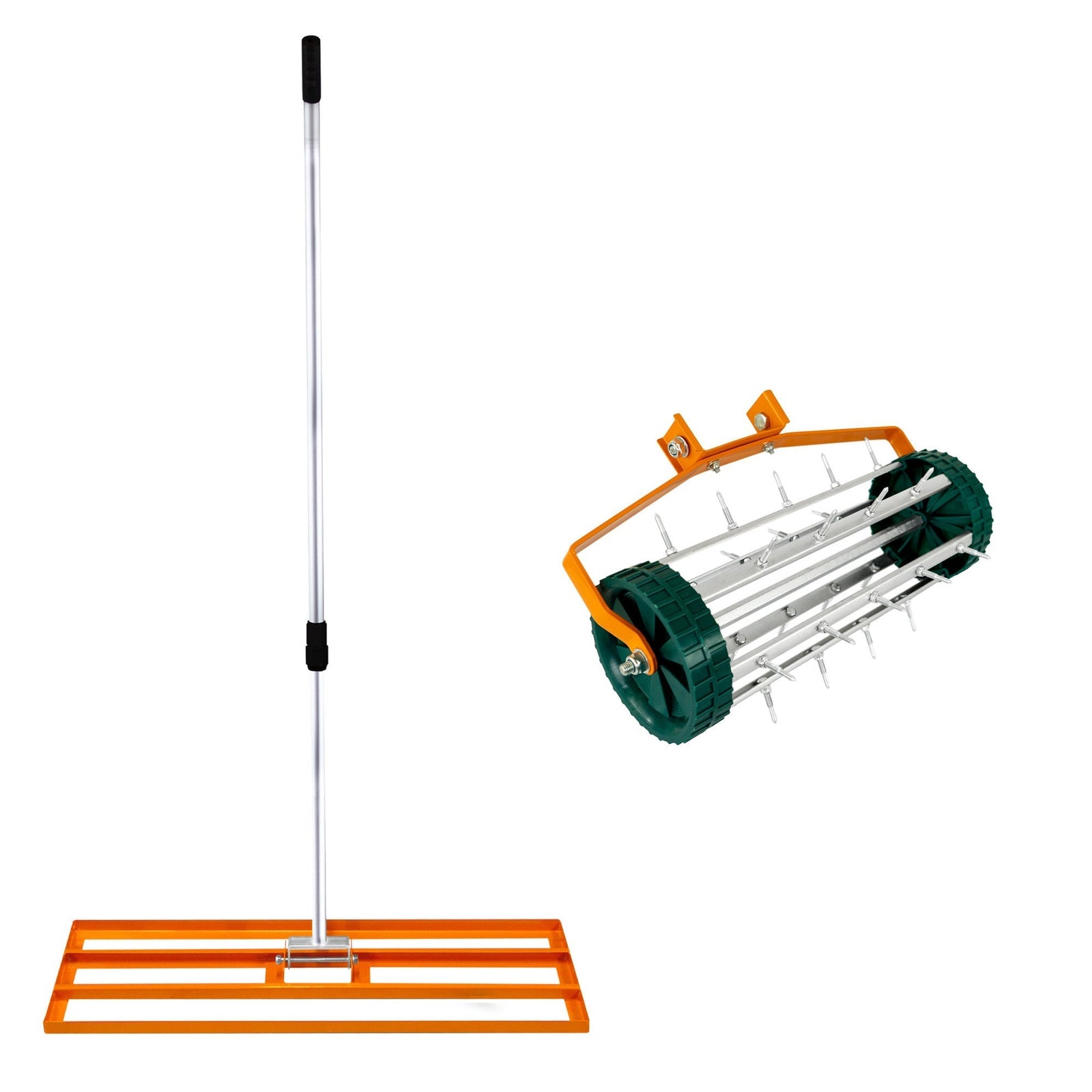 100cm Lawn Leveller & Aerator | Orange