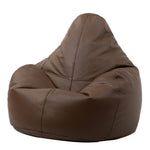 Valencia Leather Bean Bag Recliner | Brown
