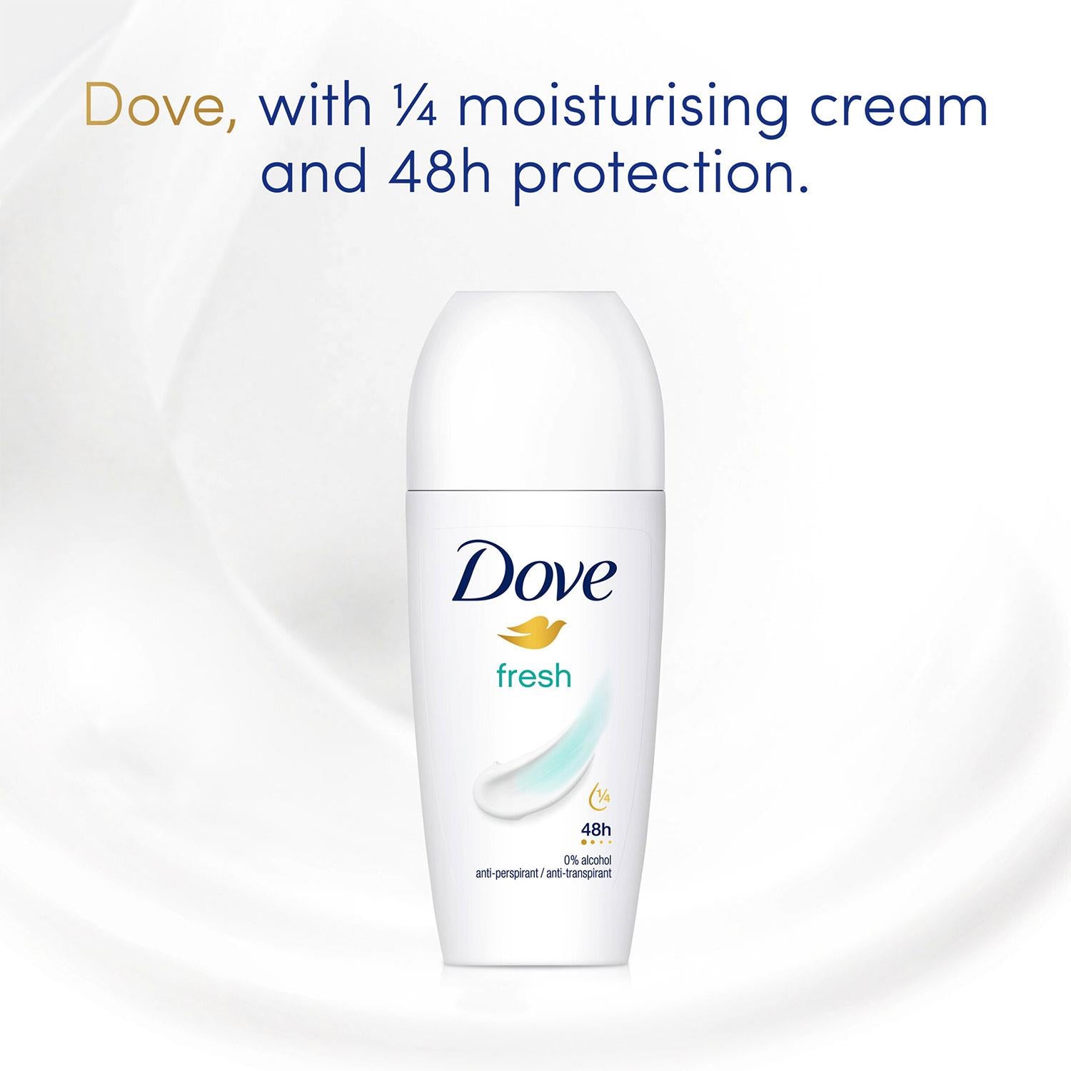 Fresh Roll On Antiperspirant Up To 48h Of Sweat & Odour Protection, 12x50ml