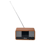 Vintage-style Wireless Speaker With Wood Effect Finish
