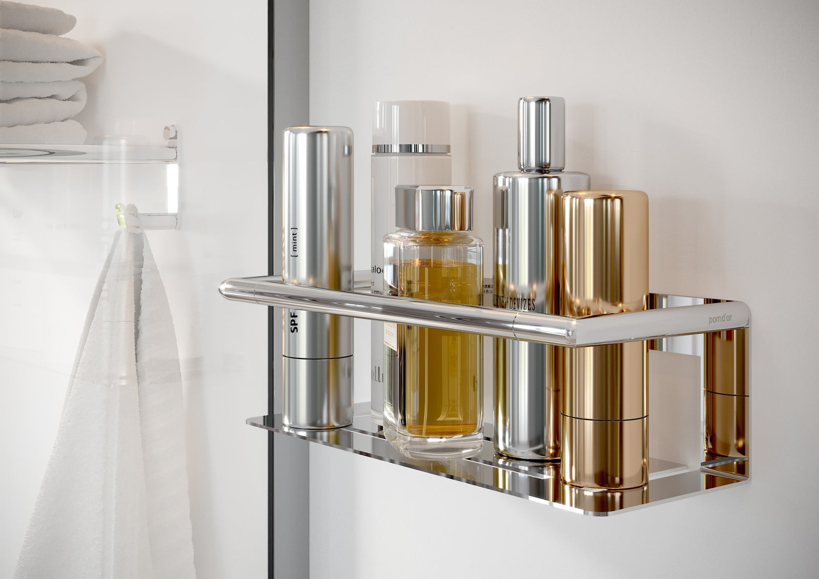 Pomdor Soap Dish Shower Chrome Micra