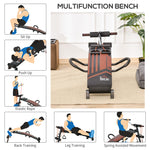 Sit Up Bench With Headrest For Ab Exercise | Black
