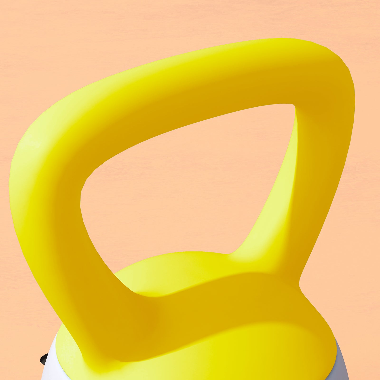 Soft Kettlebell, With Non-slip Handle,for Home Gym Strength | 8kg | Yellow