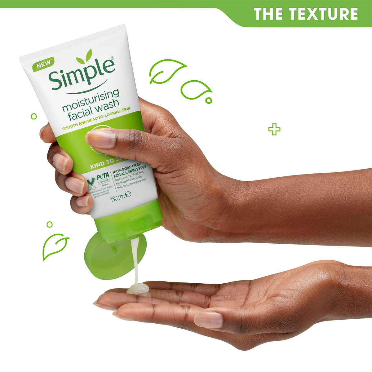 6 X 150ml Kind To Skin Soap Free Foam Moisturising Face Wash | Set of 6