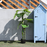 190cm Tall Artificial Banana Plant With Lush Green Leaves In Black Pot Realistic Indoor Decorative Tree