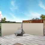 Double Canopy Pull-out Side Awning | Beige