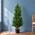 Cypress Cedar Topiary Tree Artificial 120cm Realistic Plant Botanik