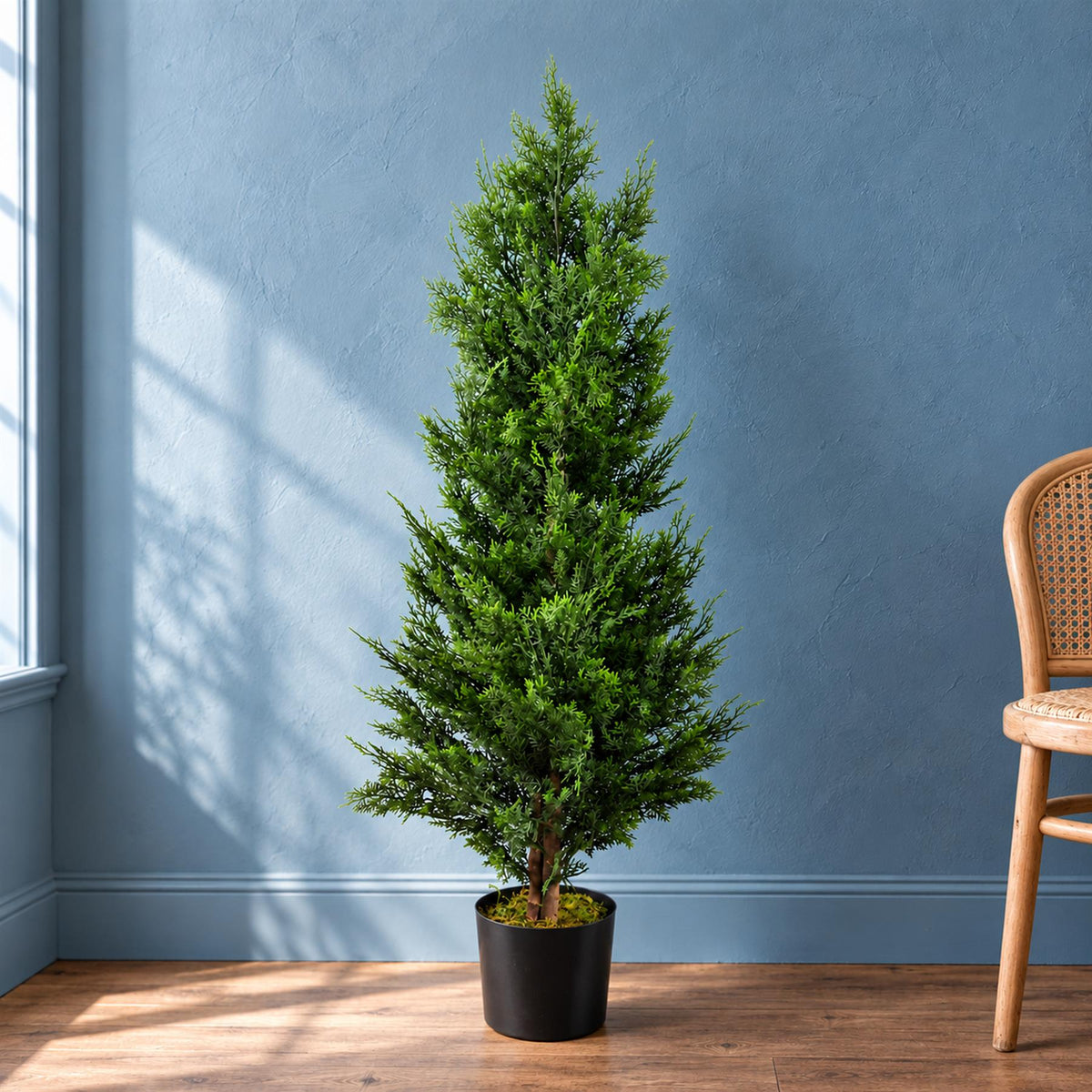 Cypress Cedar Topiary Tree Artificial 120cm Realistic Plant Botanik