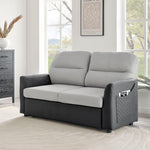 Rhona Faux Suede Sofa Bed 2 Seater | Grey