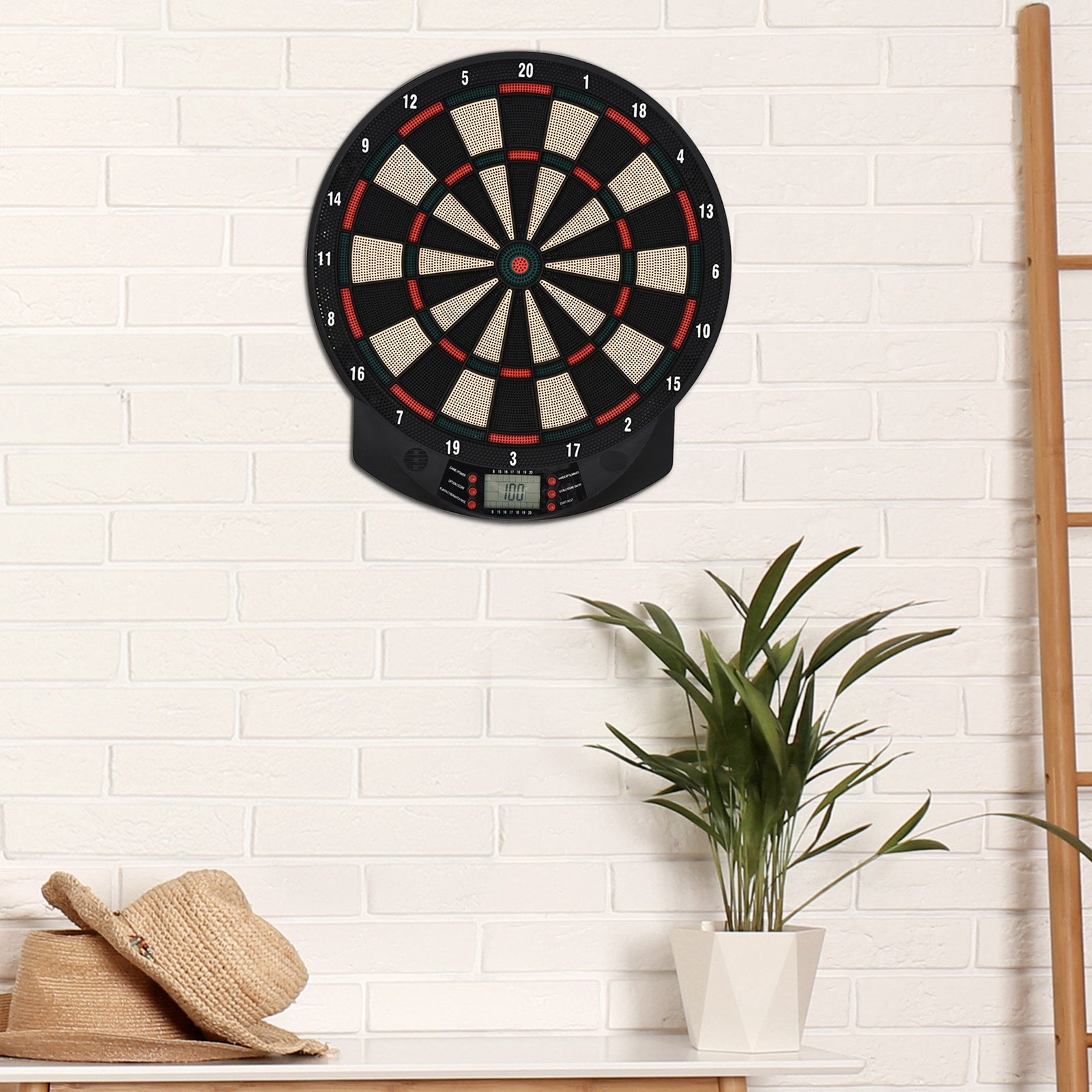 Electronic Dartboard 26 Games, 6 Darts Ready-to-play