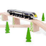 Wooden Replica of the Eurostar Train