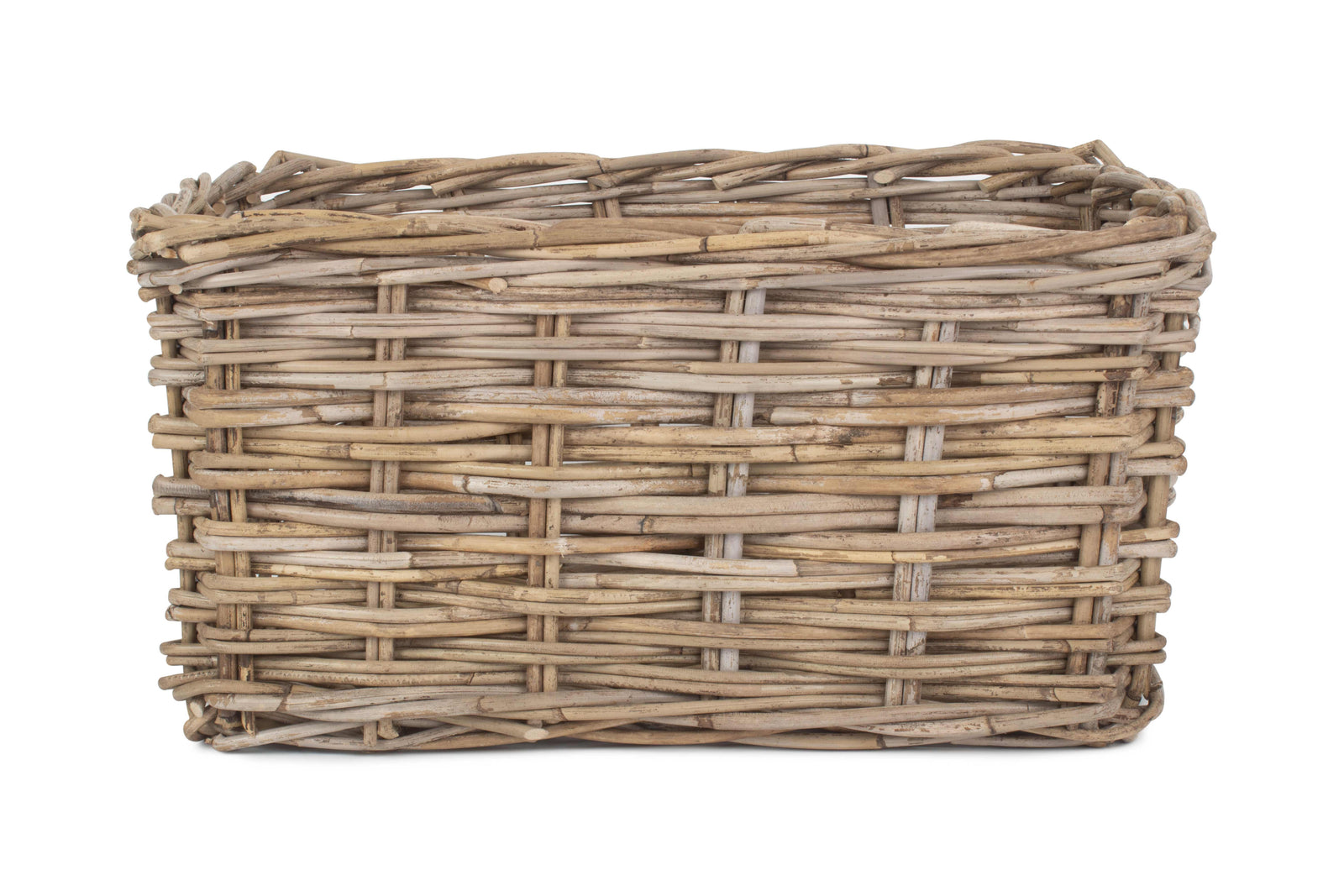 Rattan Rectangular Grey Rattan Storage Baskets | Large | Gray