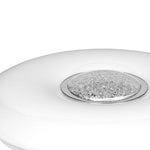 Vela White Led Ceiling Lamp 24w(120w) 42cm  Dimmable And Colour Temperature Adjustable Via Included Remote Control