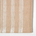 Chenille Stripe Bath Mat | 50 x 80cm | Beige