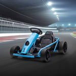 24v Electric Go Kart For Kids With Music, Horn Honking, Slow Start | Blue