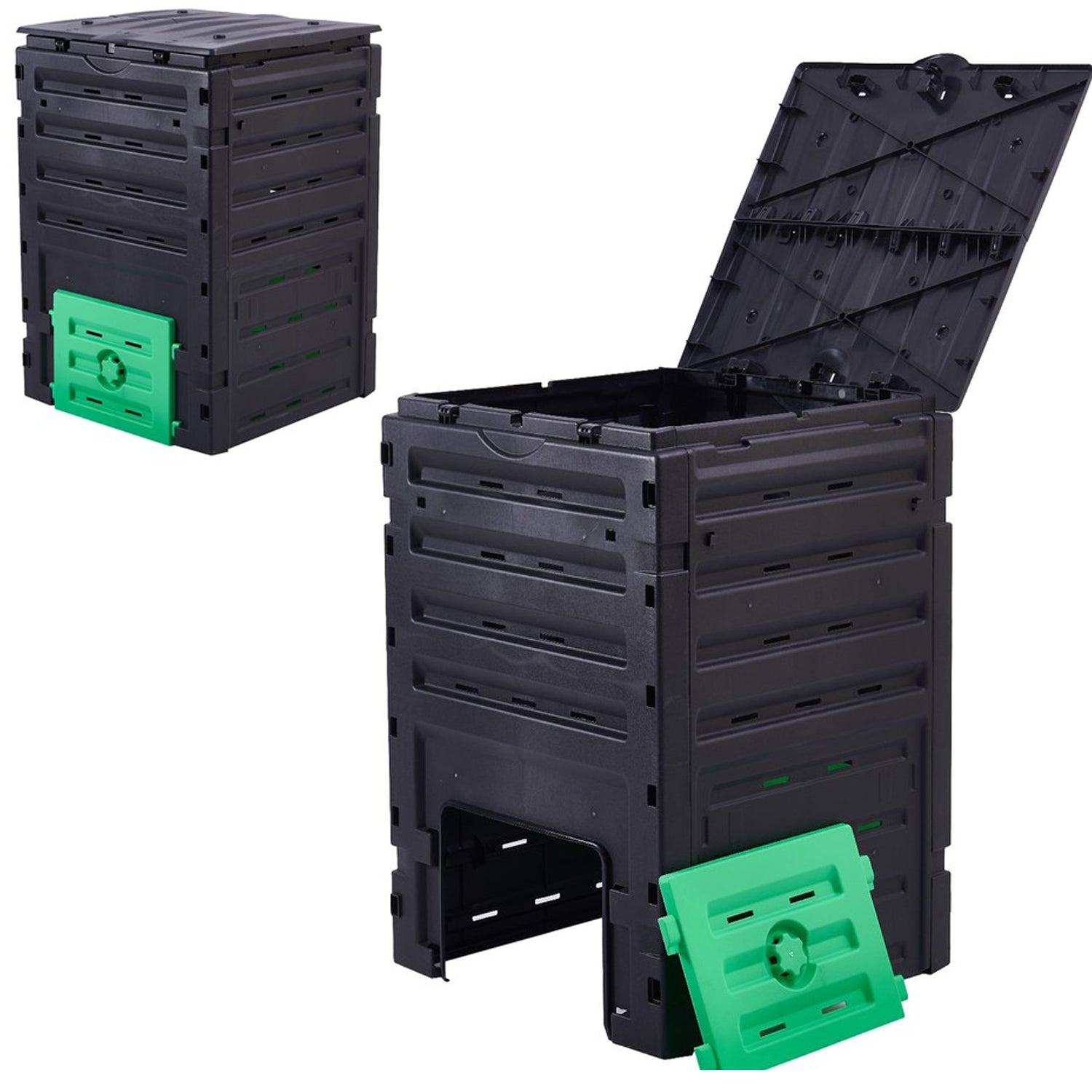 HYGRAD BUILT TO SURVIVE 450l Garden Composter Bin – Large Organic Waste Compost Converter For Eco-friendly Gardening