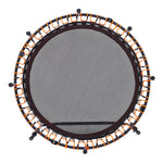 48in Bungee Cords Foldable Round Trampoline With Adjustable U-handle Bar | Orange