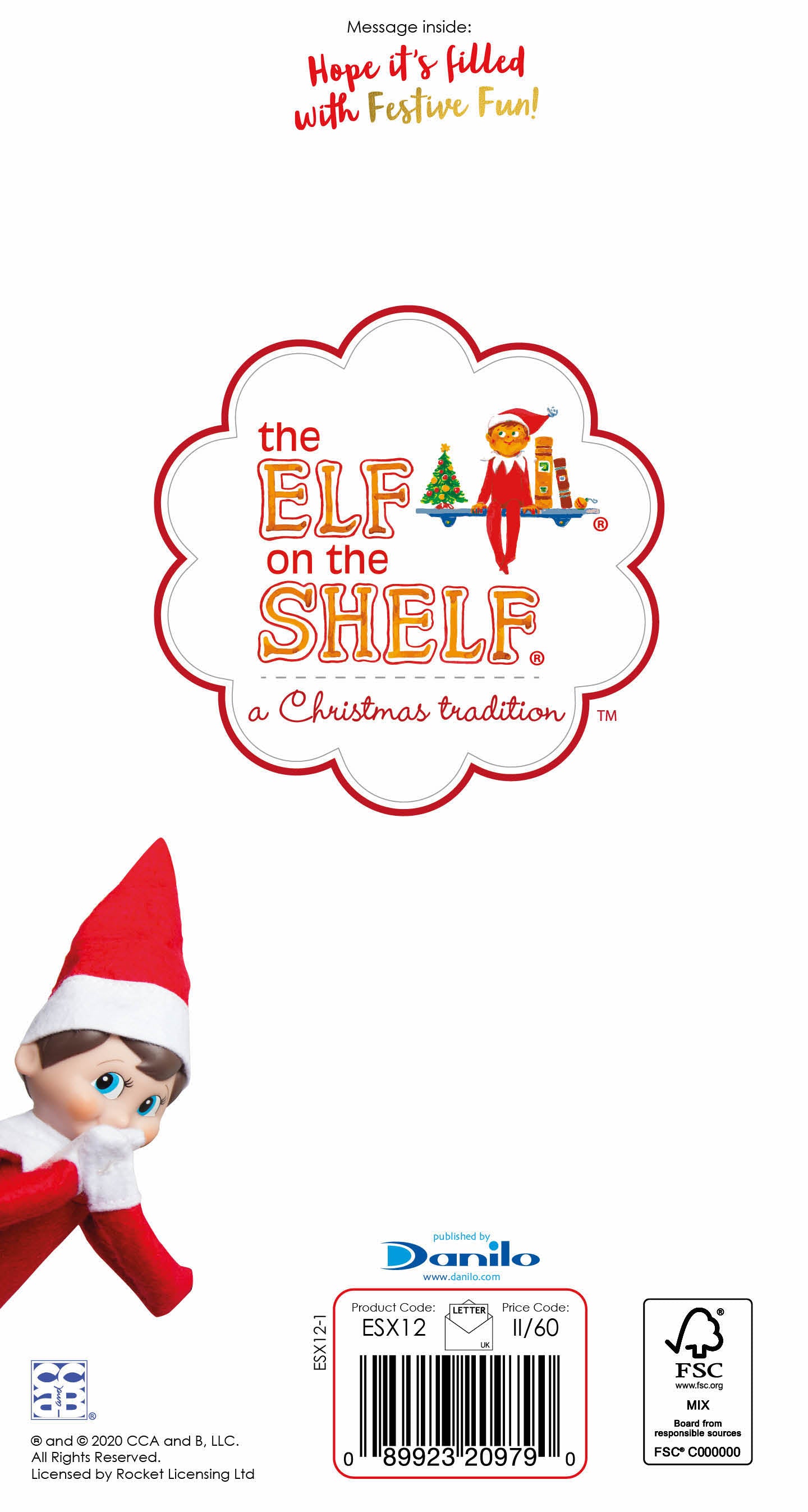 Time To Enjoy Yours-elf' Christmas Card Official Product