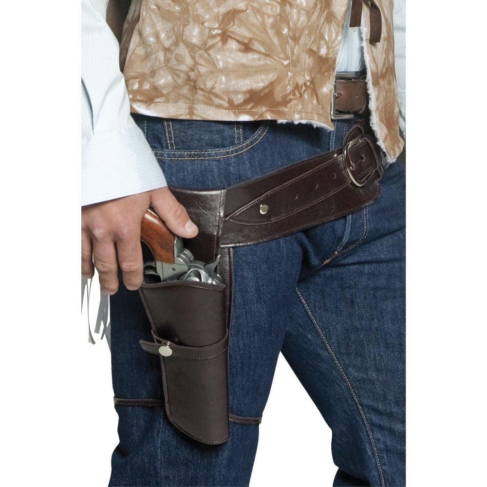 Authentic Western Wandering Gunman Belt & Holster