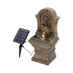 Regal Solar Stone Fountain - Outdoor Garden Water Feature Decor